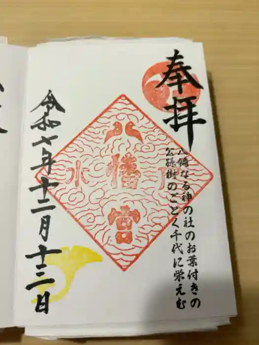 水戸八幡宮の御朱印