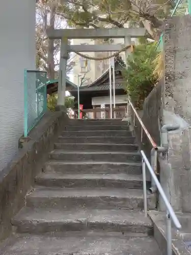 田光八幡社の鳥居