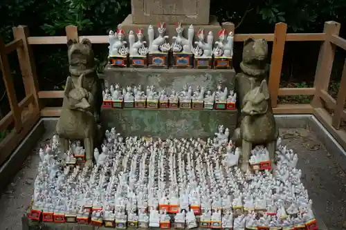 松江城山稲荷神社の狛犬