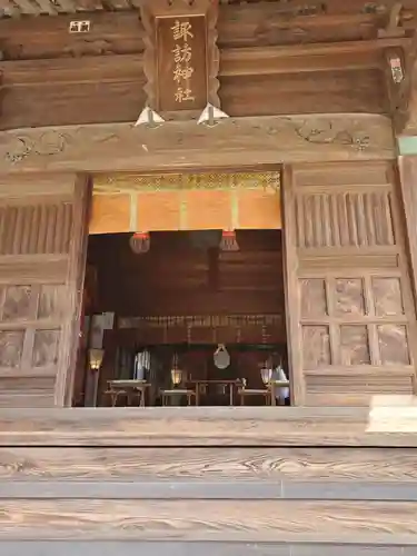 諏訪神社の本殿・本堂