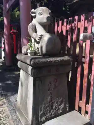 柳森神社の狛犬