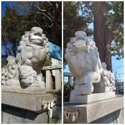 矢切神社の狛犬