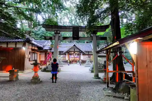 忍山神社の鳥居