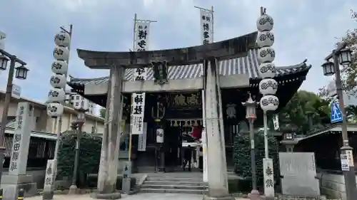 櫛田神社の鳥居