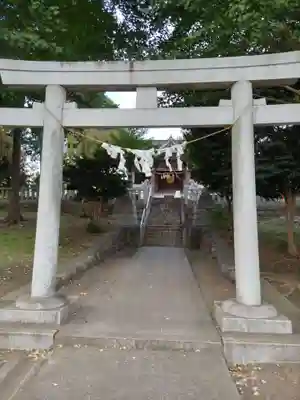 上川原日枝神社の鳥居