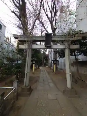 荻窪白山神社の鳥居