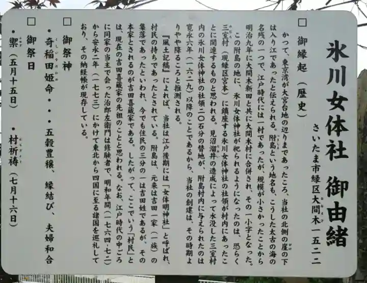 氷川女体社(埼玉県)
