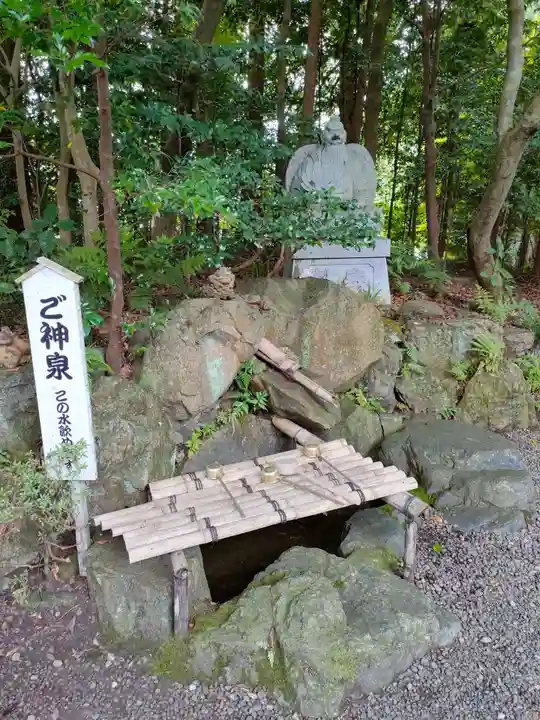 古井の天狗山の手水舎