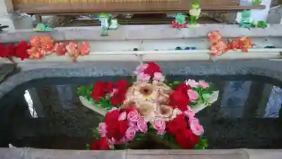 星置神社の手水舎