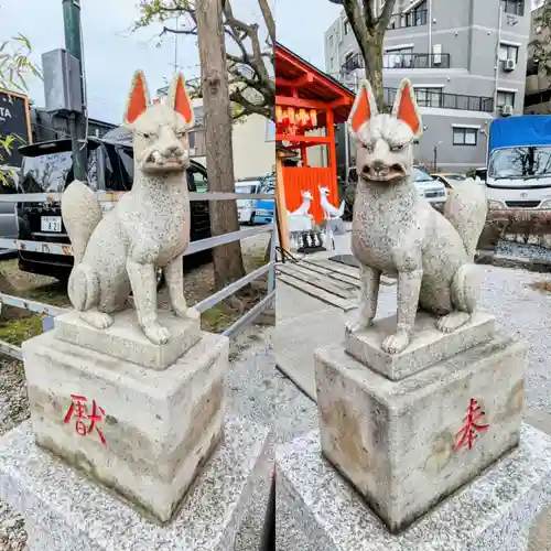 蛇窪神社の狛犬