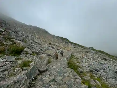 雄山神社峰本社の景色