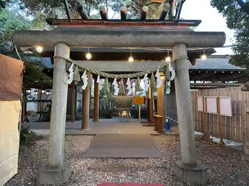 川越氷川神社の鳥居