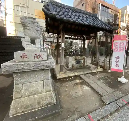 柏神社の手水舎