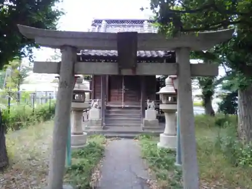 花之木稲荷神社の鳥居