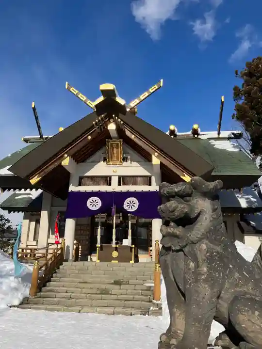 烈々布神社の狛犬