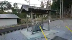 大跡部神社の手水