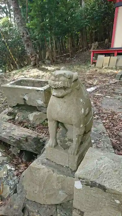 熊野神社の狛犬
