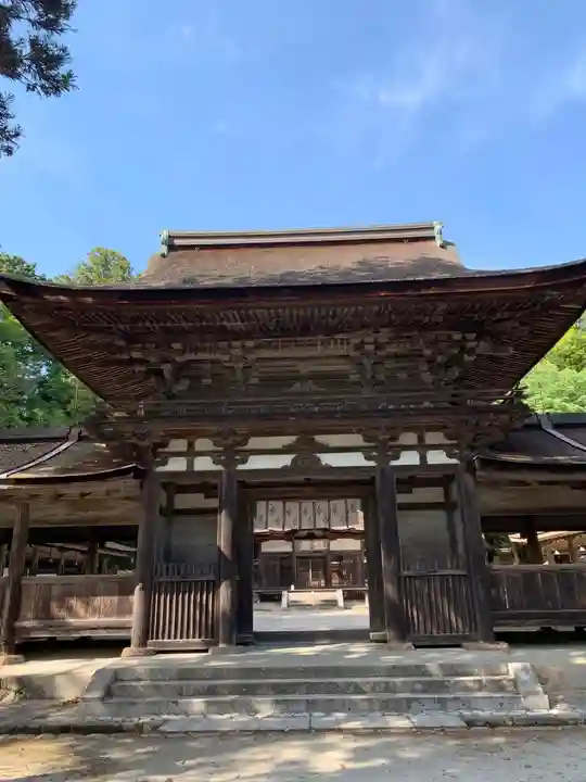 油日神社の山門・神門