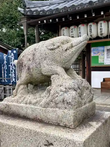 摩利支天堂 禅居庵の狛犬