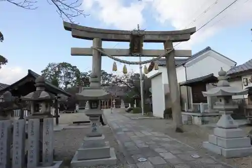 百済王神社の鳥居