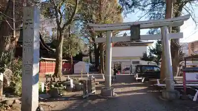 谷保天満宮の鳥居