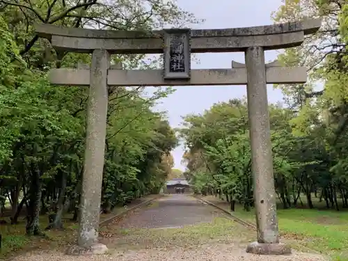 岩岡神社の鳥居