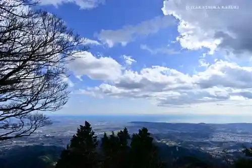 大山阿夫利神社本社の景色