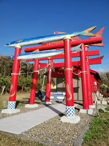 長九郎稲荷神社の鳥居