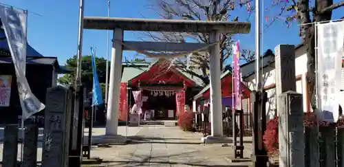 葛飾氷川神社の鳥居