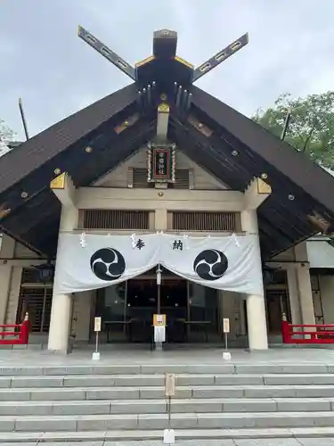 帯廣神社の本殿・本堂