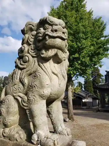 中野神社の狛犬