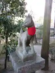 孫太郎稲荷神社（薬師寺境内社）の狛犬