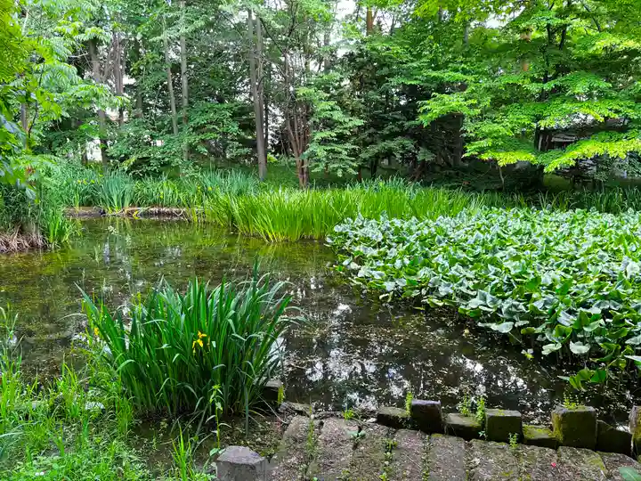 永山神社の庭園