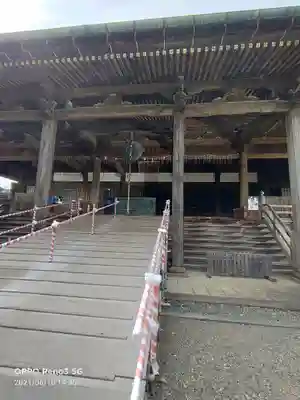 法華経寺の本殿・本堂