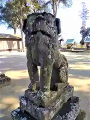 溝口竃門神社の狛犬