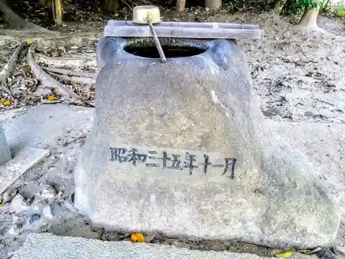 山神社の手水舎