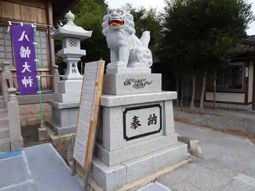 牛深八幡宮の狛犬