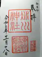 赤坂氷川神社の御朱印