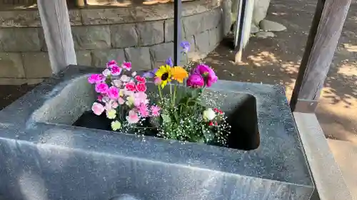 鶴嶺八幡宮の手水舎