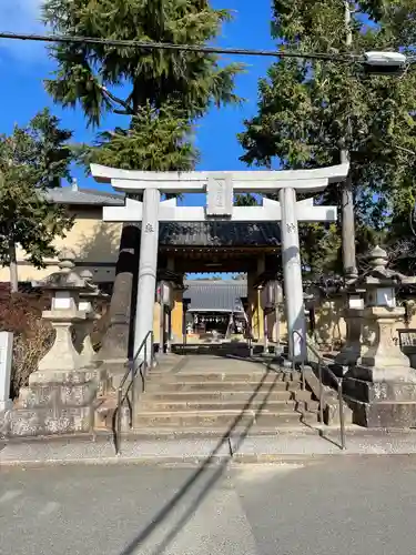 片埜神社の鳥居