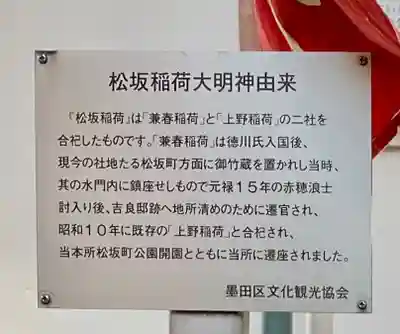 松坂稲荷大明神の歴史