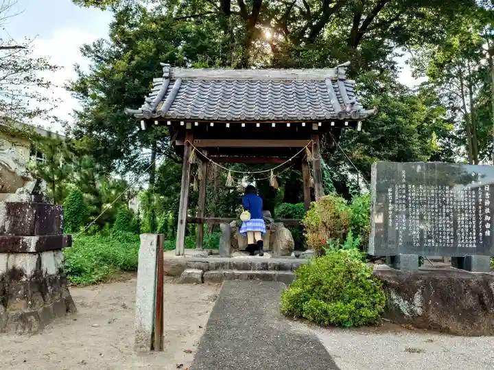 日吉神社の手水舎