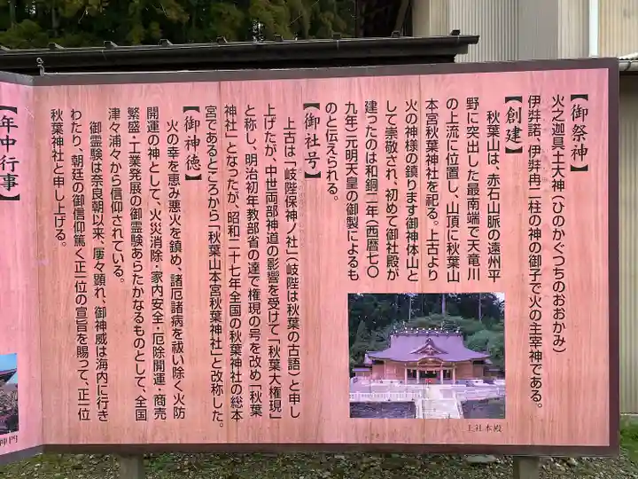 秋葉山本宮 秋葉神社 下社(静岡県)