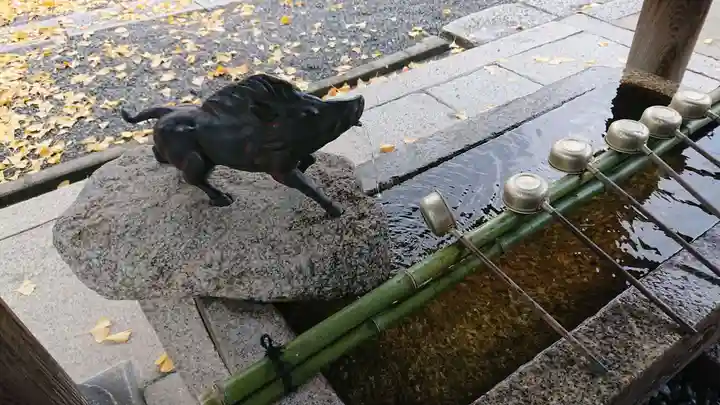 摩利支天堂 禅居庵の手水舎