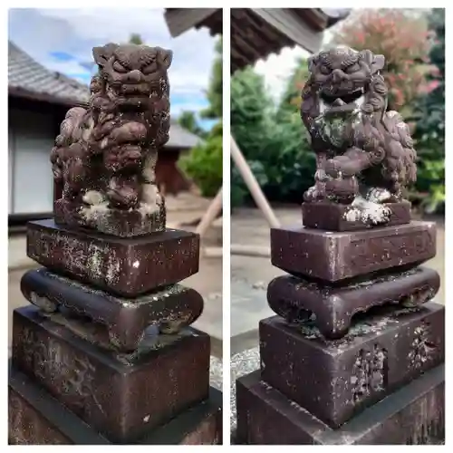 萩園神社の狛犬