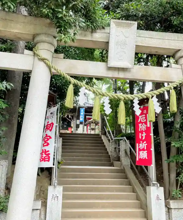 千束八幡神社の鳥居