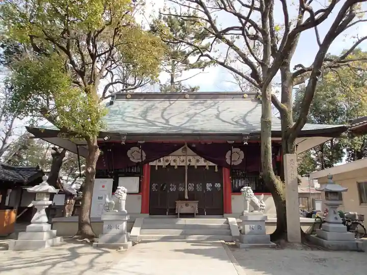弓削神社の本殿・本堂