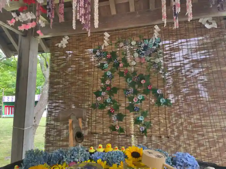 当別神社の手水舎