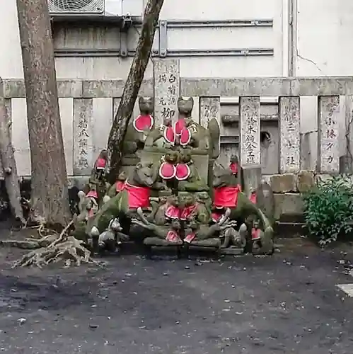 笠間稲荷神社 東京別社の狛犬