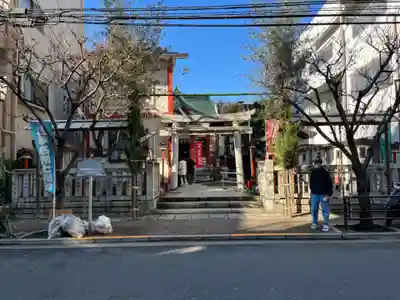 吉原神社の鳥居